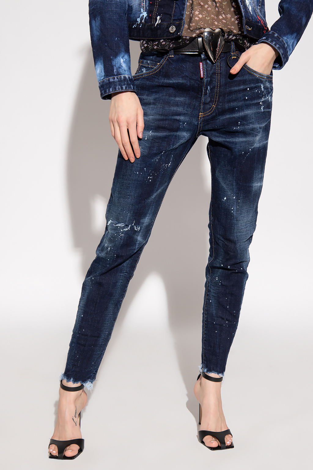 Urban Bliss Jeans med lige ben i mellemblå vask - 'Skinny Dan